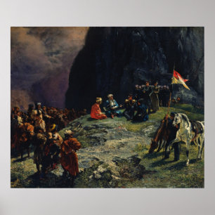 Meeting of Gen.Kluke von Klugenau & Imam Poster