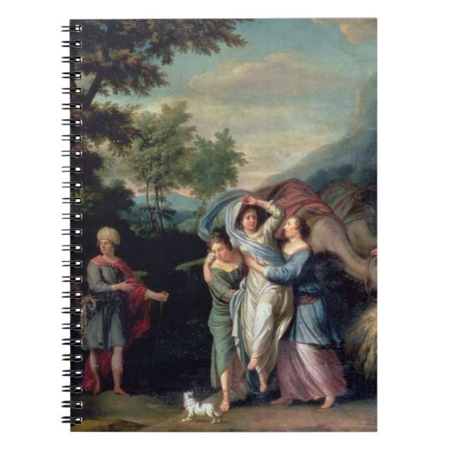 Meeting of Jacob and Laban with Rachel, Leah and S Notebook (Front)