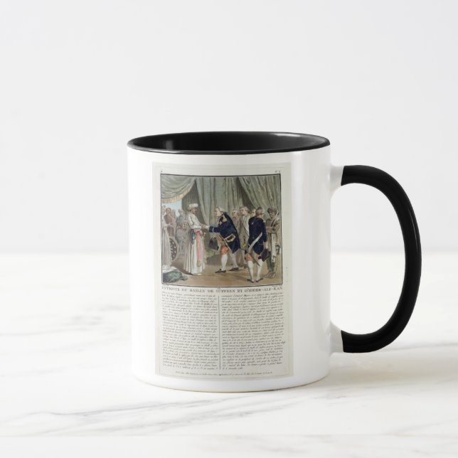 Meeting of Pierre Andre de Suffren de Saint Tropez Mug (Right)