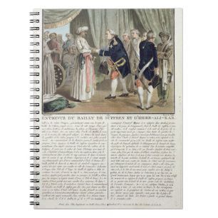 Meeting of Pierre Andre de Suffren de Saint Tropez Notebook