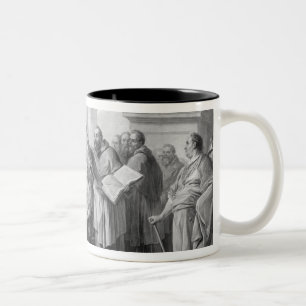 Meeting of St. Augustine and the Donatists Two-Tone Coffee Mug