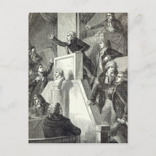 Meeting of the National Assembly, 1791 Postcard