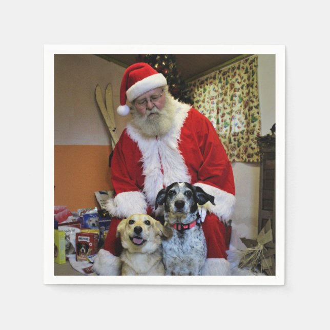 Meeting Santa Napkin (Front)