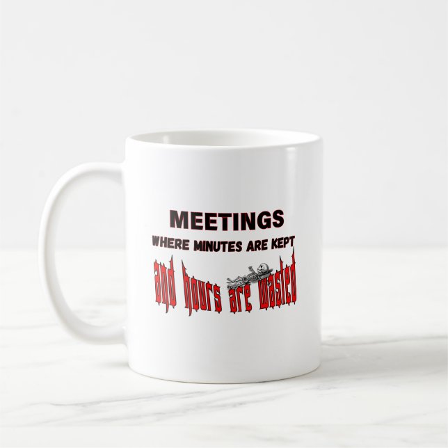 Meeting Survivor Coffee Mug (Left)