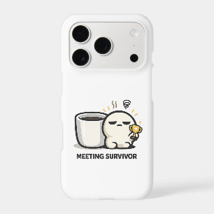Meeting Survivor - Cute Tired Character Office Hum
