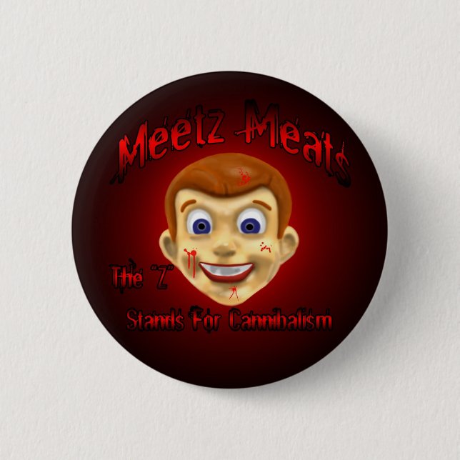 Meetz Meats 6 Cm Round Badge (Front)