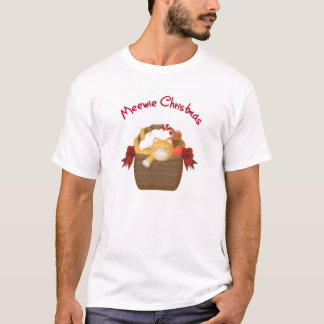 Meewie Christmas Kitty T-Shirt
