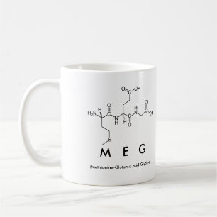 Meg peptide name mug