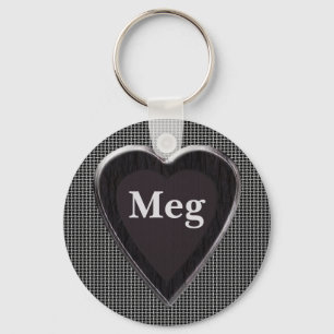 Meg Stole My Heart Keychain