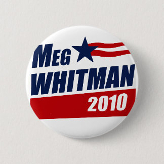 MEG WHITMAN 2010 6 CM ROUND BADGE