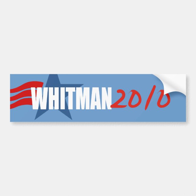 MEG WHITMAN BUMPER STICKER (Front)