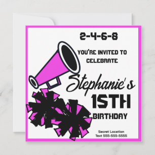 Mega Cheer Invitation: #4 Invitation