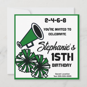 Mega Cheer Invitation: #8 Invitation