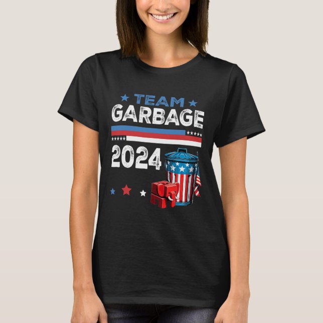 Mega Garbage Proud Trump Supporter 2  T-Shirt (Front)