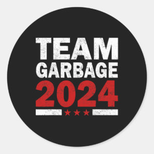 Mega Garbage Proud Trump Supporter Classic Round Sticker