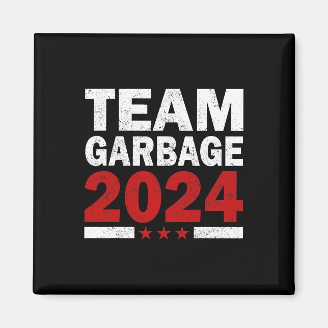 Mega Garbage Proud Trump Supporter  Magnet (Front)