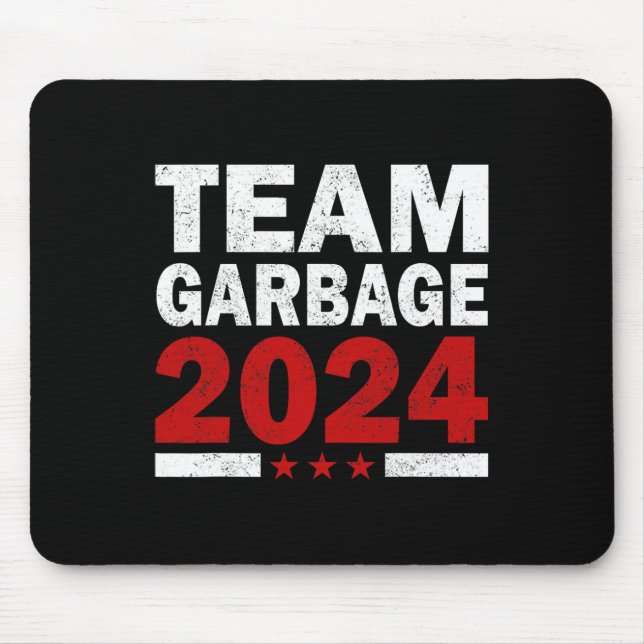 Mega Garbage Proud Trump Supporter  Mouse Pad (Front)