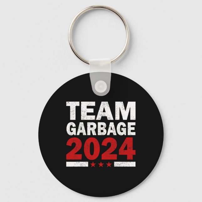 Mega Garge Proud Trump Supporter 2  Key Ring (Front)