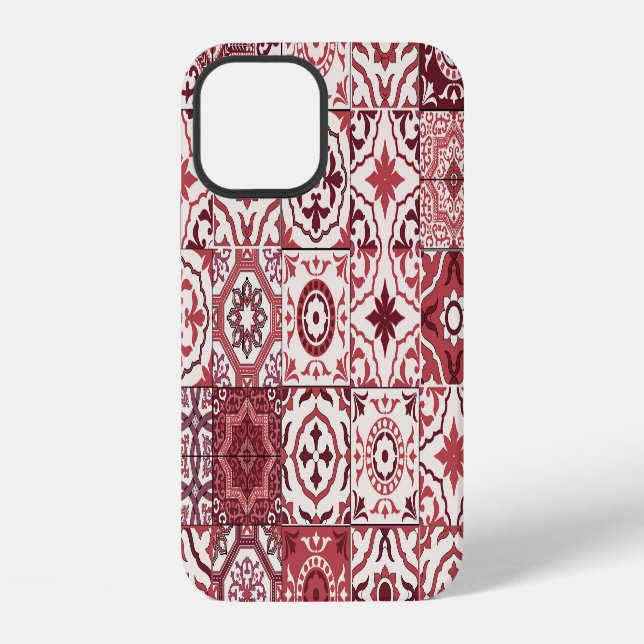 Mega Gorgeous Moroccan Patchwork Pattern iPhone Case (Back)