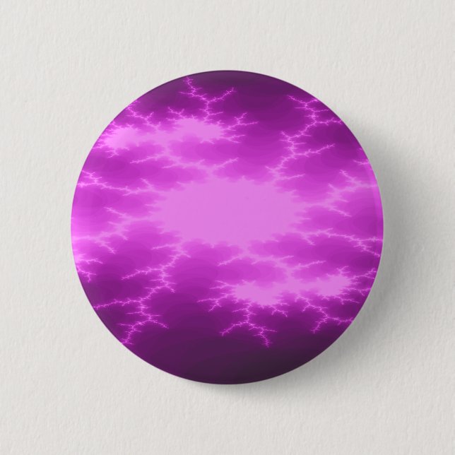 Mega Lightning Fractal Button (Front)
