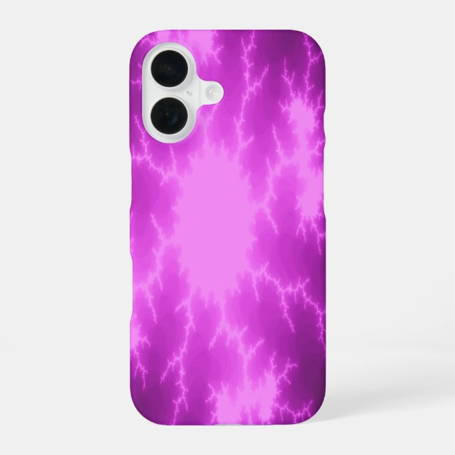 Mega Lightning Fractal iPhone 4 Case (Back)
