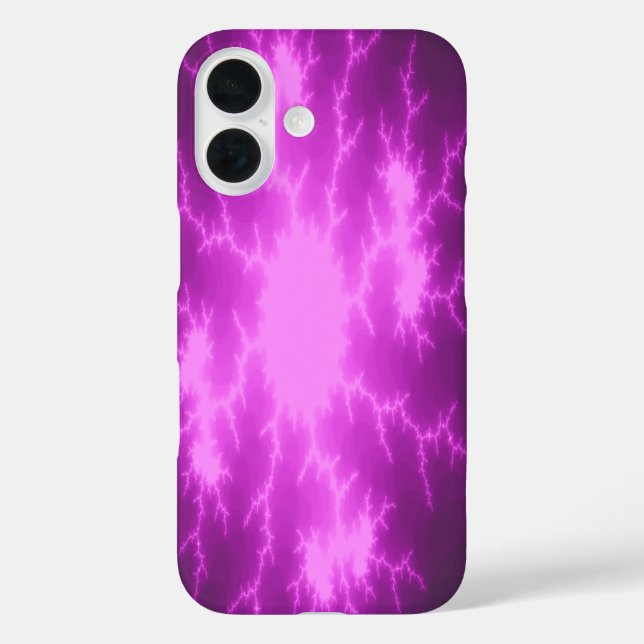 Mega Lightning Fractal iPhone 4 Case (Back)