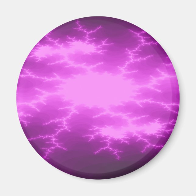 Mega Lightning Fractal Magnet (Front)
