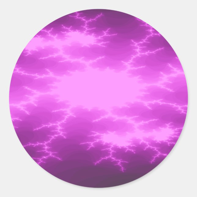 Mega Lightning Fractal Stickers (Front)