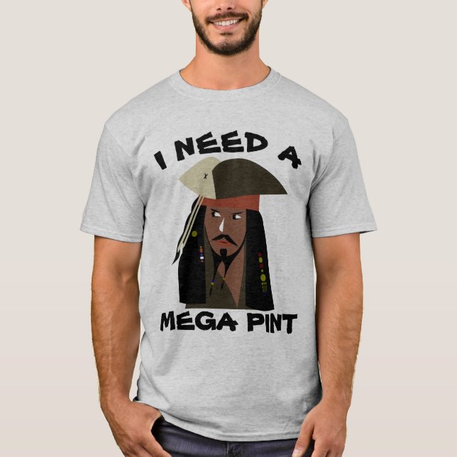 MEGA PINT PIRATE T-SHIRTS (Front)