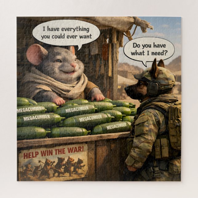 Mega tactical jigsaw puzzle (Vertical)