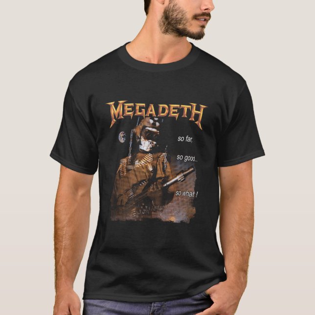 Megadeth Â€“ So Far So So W Nuclear T-Shirt (Front)