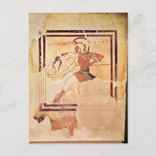 Megakles the Fair, 500 BC Postcard (Front)