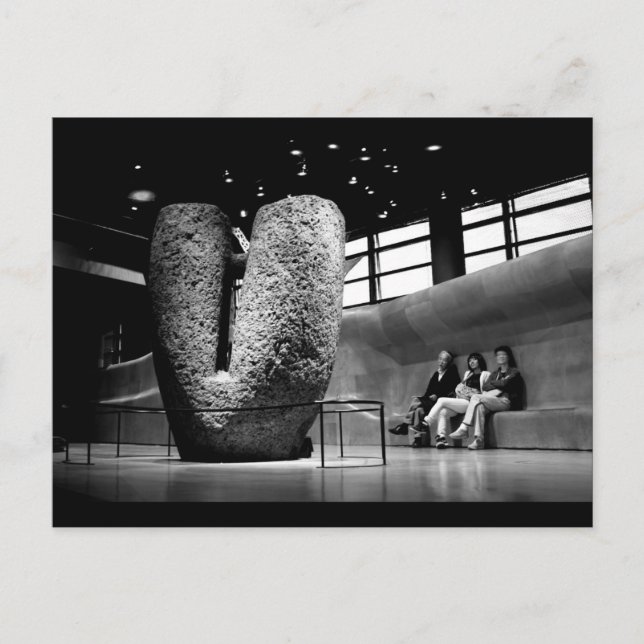 Megalith Musee du Quai Branly Paris postcard (Front)