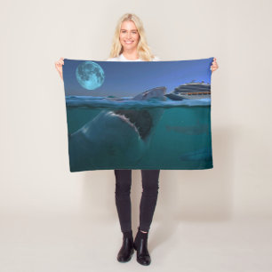 Megalodon Fleece Blanket