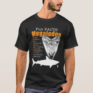 Megalodon Long Sleeve Shirt - Funny Megalodon Fact