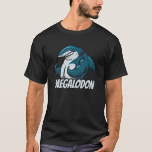 Megalodon Retro Giant Shark  Largest Species Ocean T-Shirt