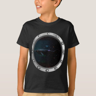 Megalodon shark compared to a great white shark T-Shirt