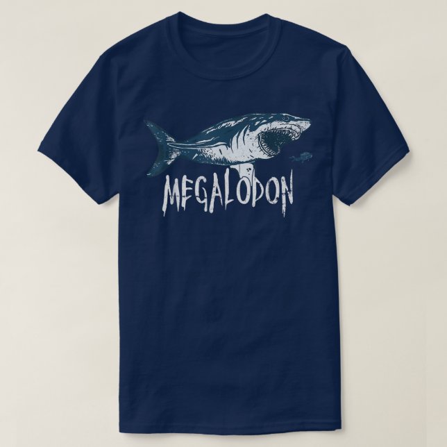 Megalodon Shark Lovers  T-Shirt (Design Front)
