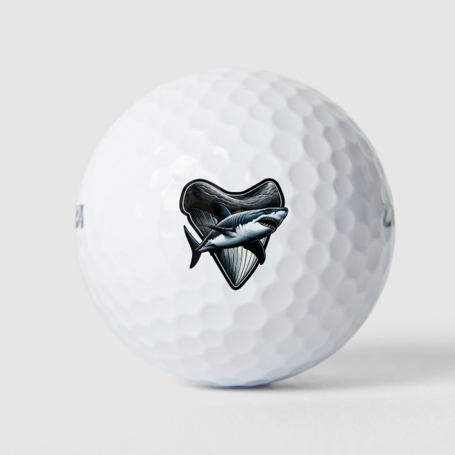 Megalodon Tooth Golf Balls (Front)