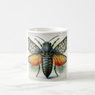 Megalomus dorsal view 290824IREF235 - Watercolor Coffee Mug