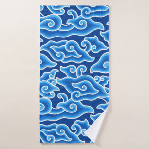 Megamendung batik pattern megamendung bath towel