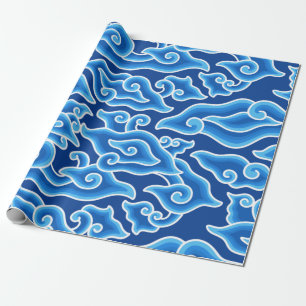 Megamendung batik pattern megamendung wrapping paper