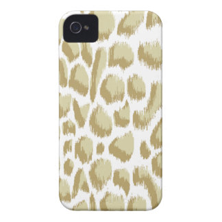 Megan Adams Animal Print Ikat Biege iPhone 4 Case-Mate Case