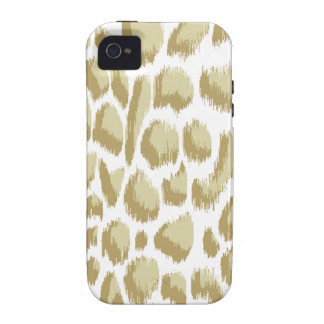 Megan Adams Animal Print Ikat Lighter Biege Vibe iPhone 4 Cover