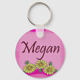 Megan Daisy Keychain