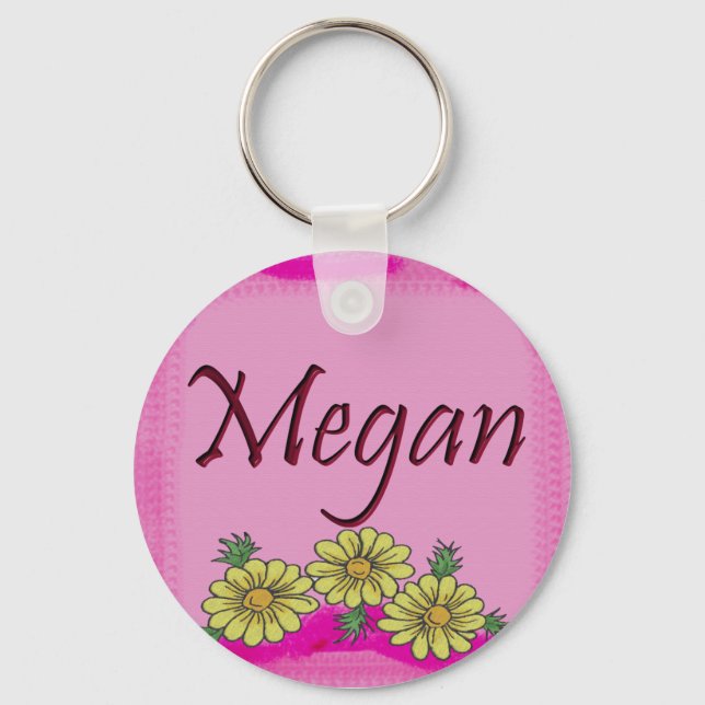 Megan Daisy Keychain (Front)