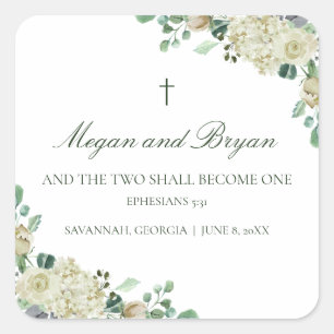 Megan Elegant Christian Wedding Envelope Seals