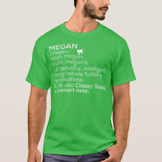 Megan Name Definition Megan Female Name 1 T-Shirt