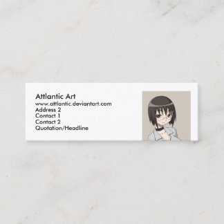 megane, Attlantic Art, www.attlantic.deviantart... Mini Business Card