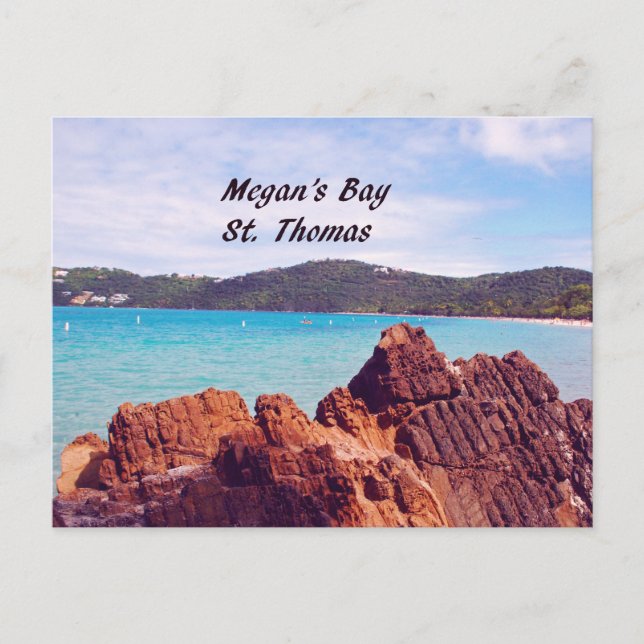 Megan's Bay St. Thomas Postcard (Front)